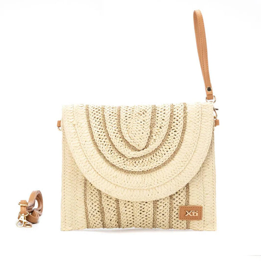 Pochette in rafia - Avorio