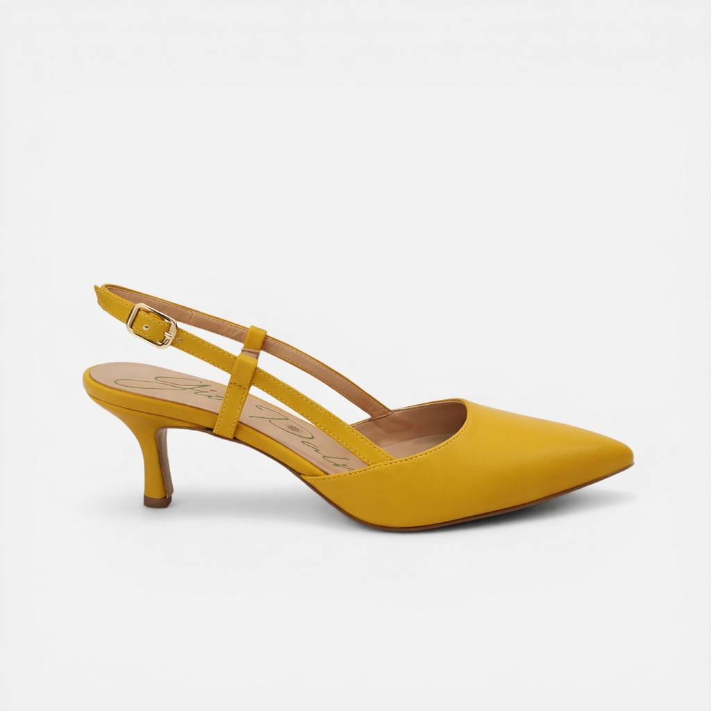 Chanel in pelle - giallo ocra
