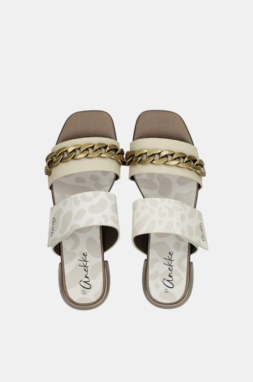 Sabot con tacco e fasce Anekke