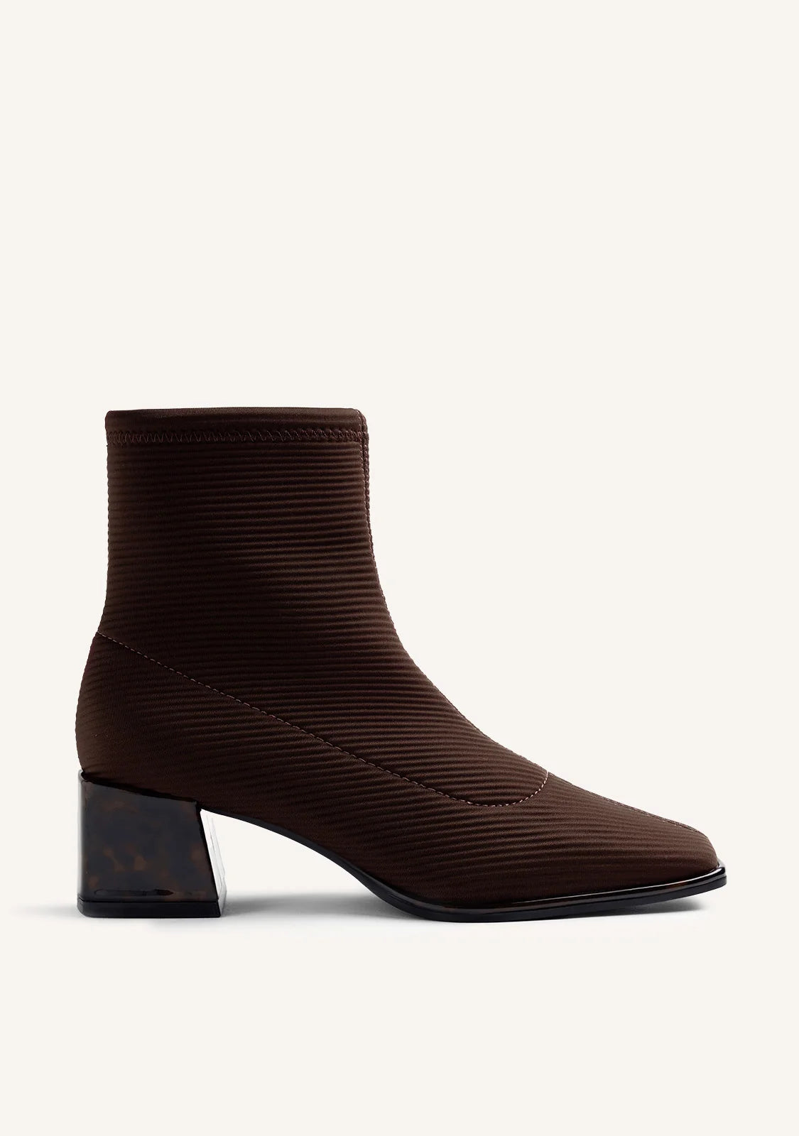 Stivaletto elastico brown