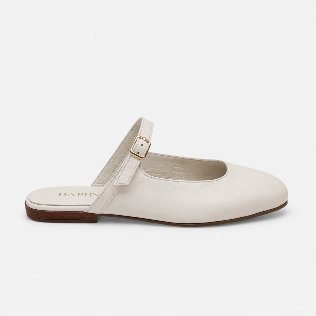 Scarpa Ciabattina  Mules in Pelle panna