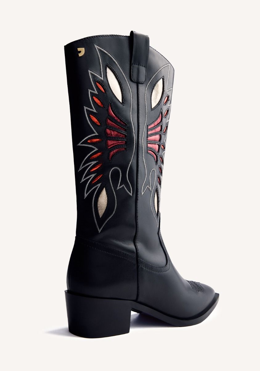 Stivale Gioseppo Nisswa cowboy con ricami