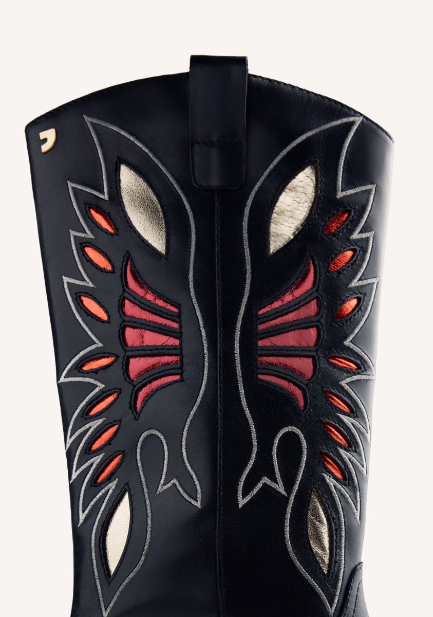 Stivale Gioseppo Nisswa cowboy con ricami