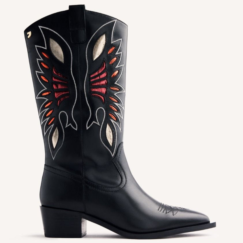 Stivale Gioseppo Nisswa cowboy con ricami