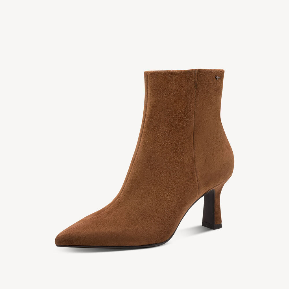 Stivaletto in suede choco