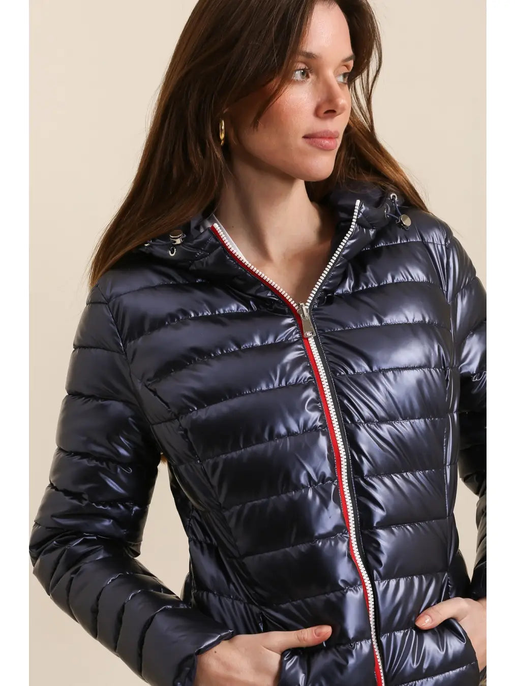 Giubbino reversibile blu