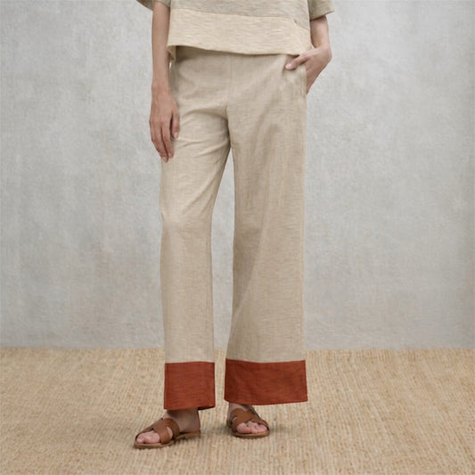 Pantaloni bicolor - Peio