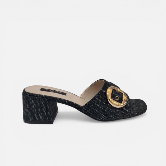 Mules in canvas Gattinoni