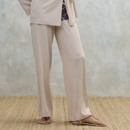 Pantalone fluido con zip - Nicholas