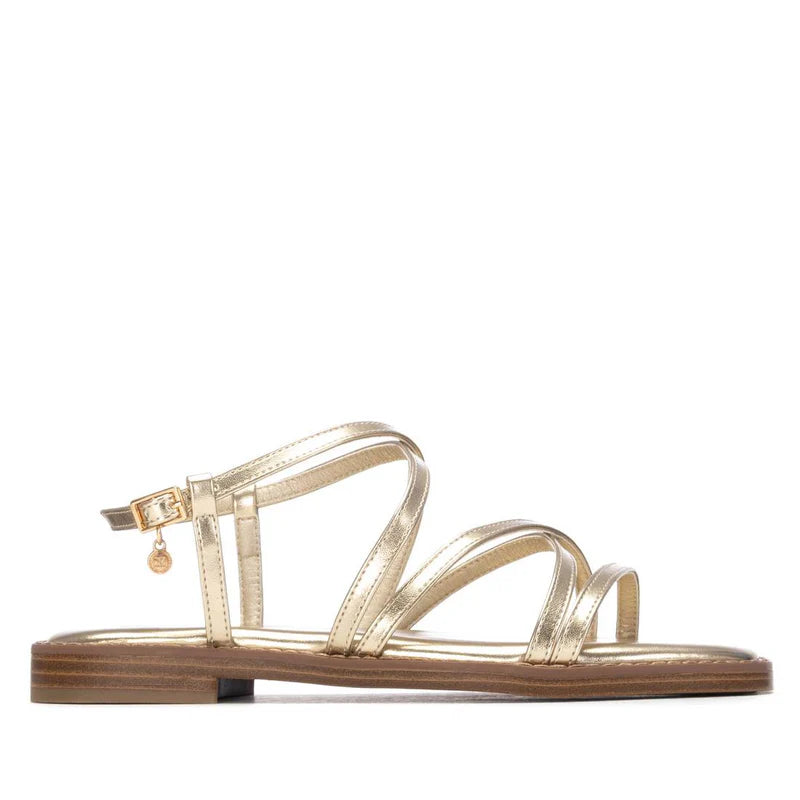 Sandali bassi intrecciati - Oro