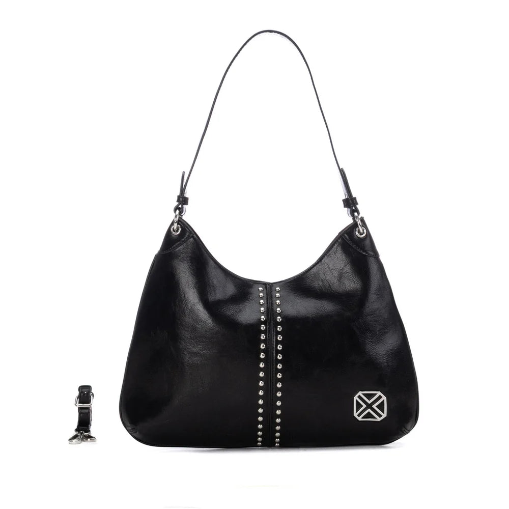 borsa a spalla con borchie Xti