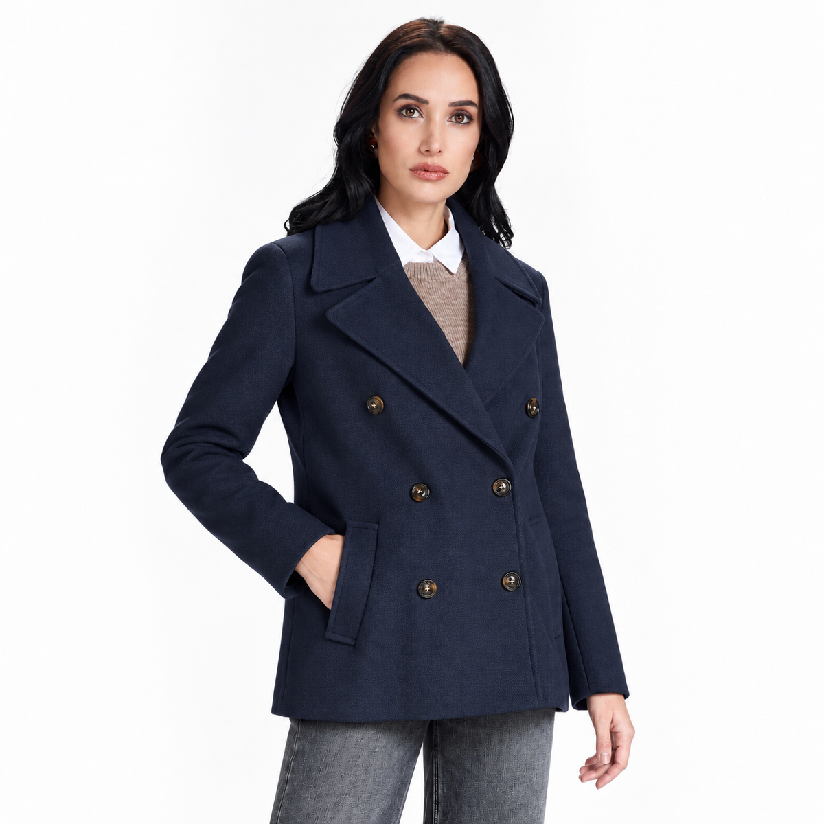 Caban blu navy Take.Two