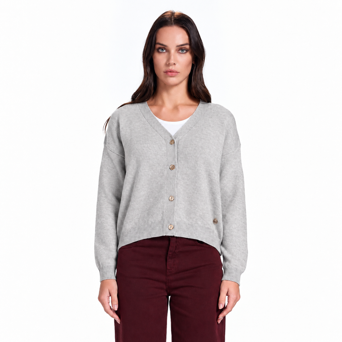 Cardigan bottoni gioiello