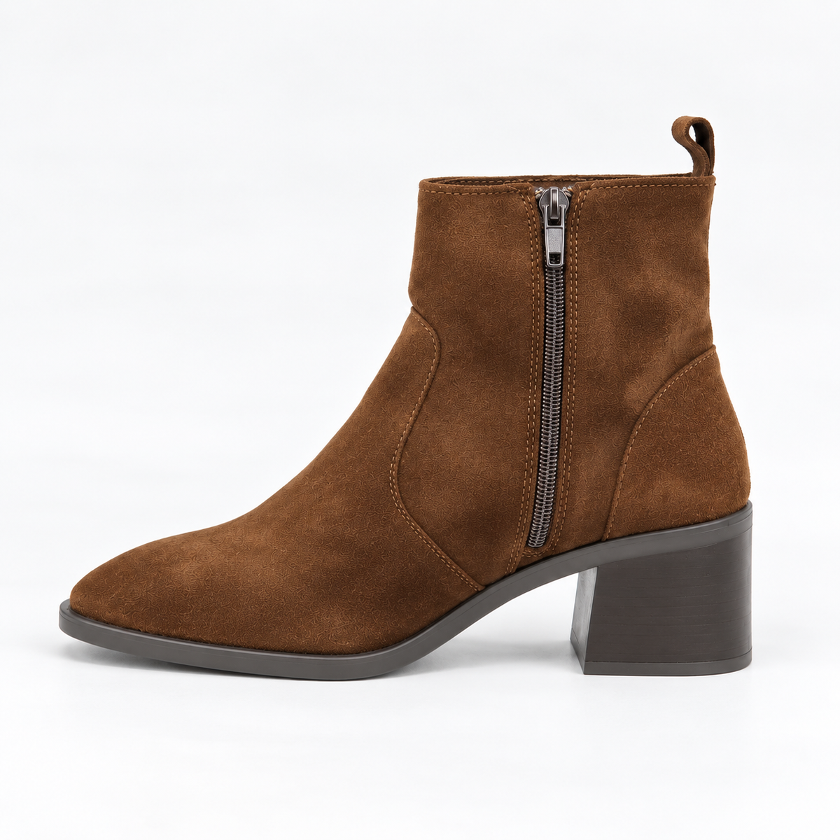 Stivaletto tacco in suede