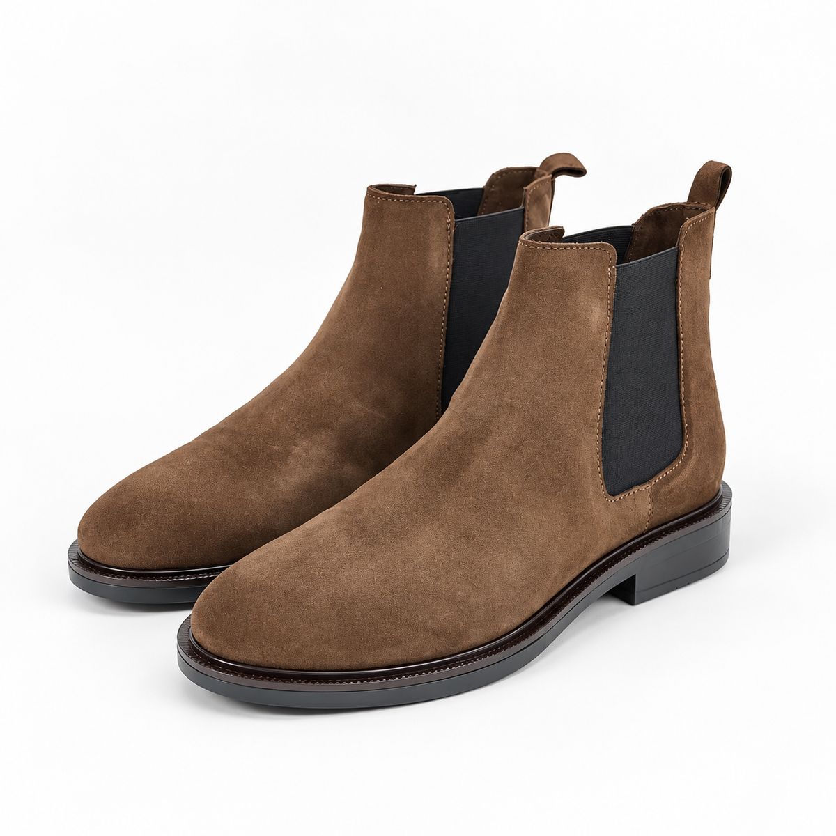 Chelsea con elastico in suede
