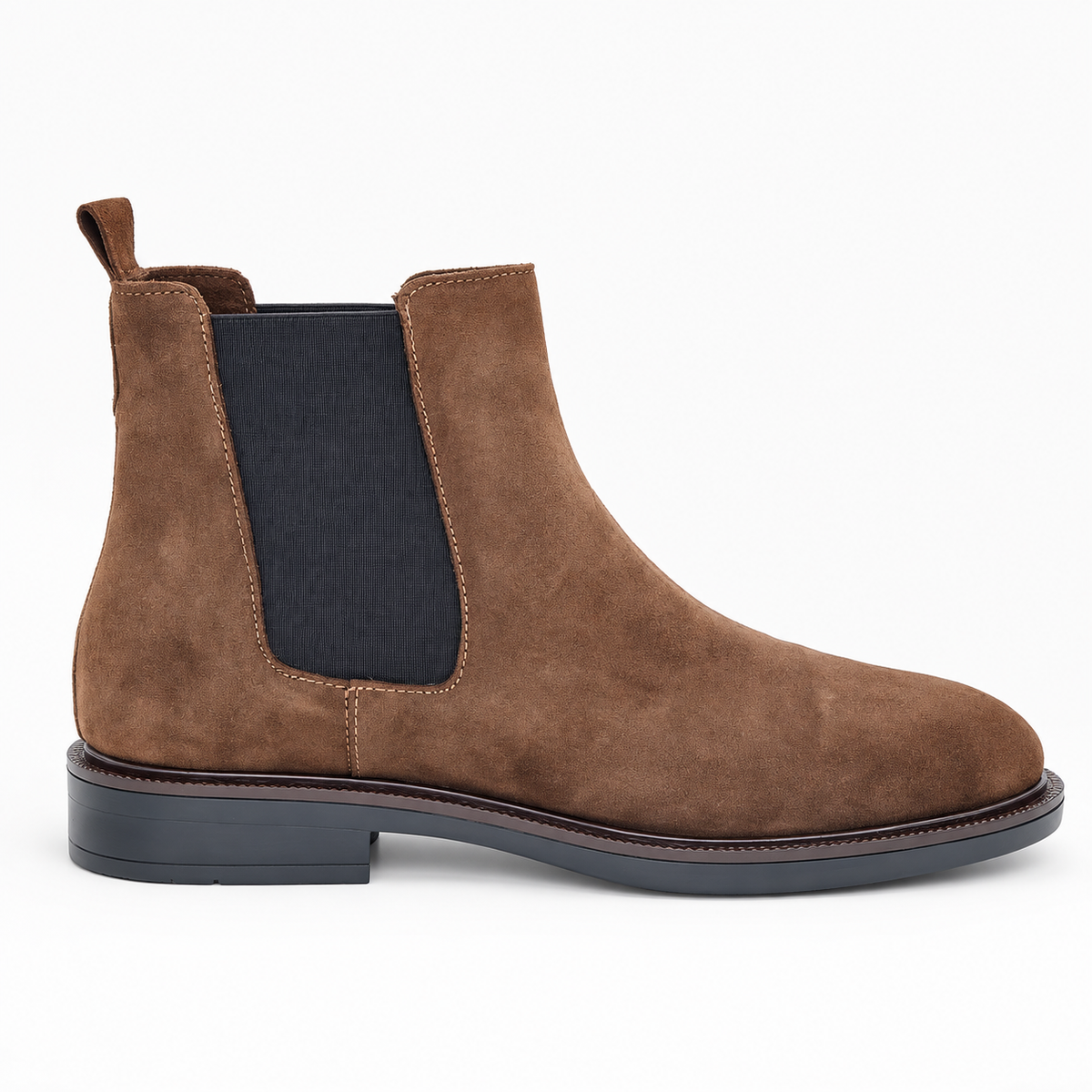 Chelsea con elastico in suede