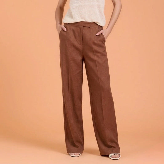 Pantalone ampio in lino
