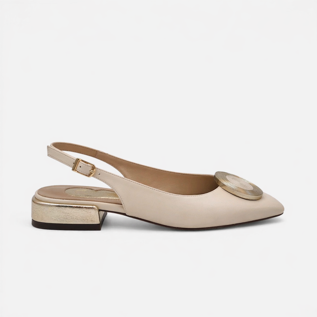 Scarpa Slingback con Tacco basso