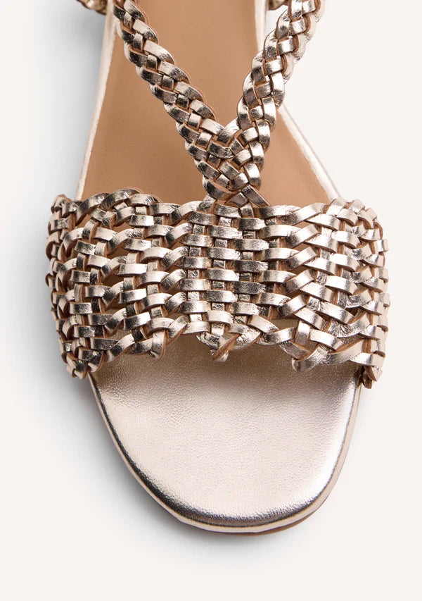 Sandali bassi metallizzati Gioseppo