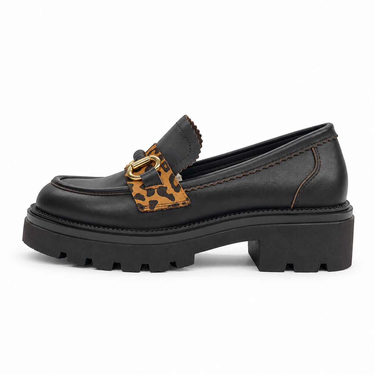 Mocassino Tonia in pelle brown
