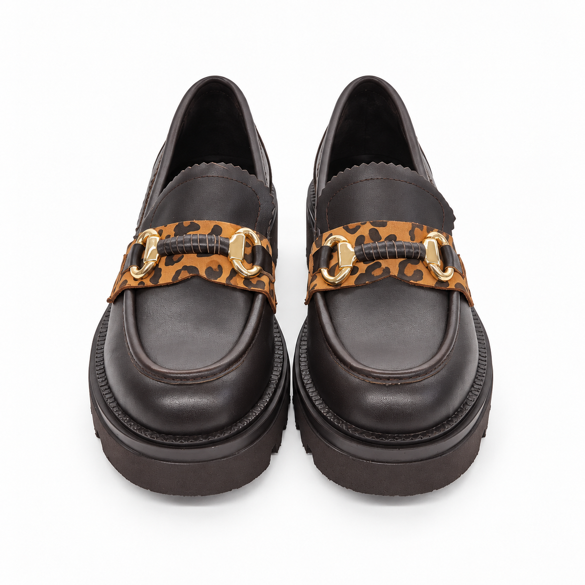 Mocassino Tonia in pelle brown
