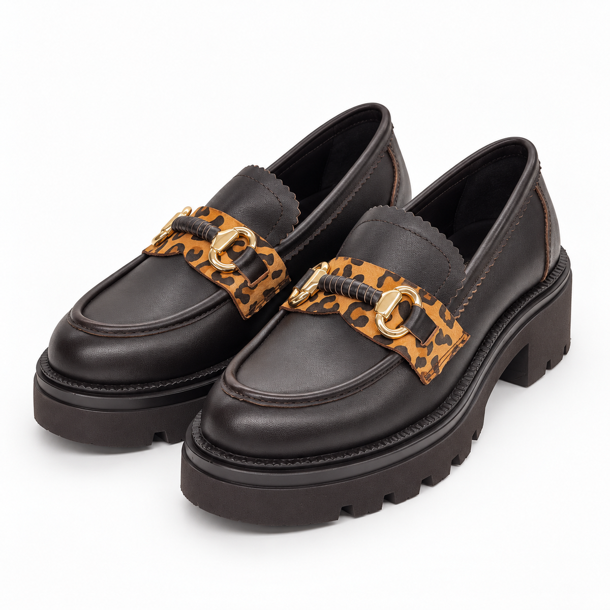 Mocassino Tonia in pelle brown