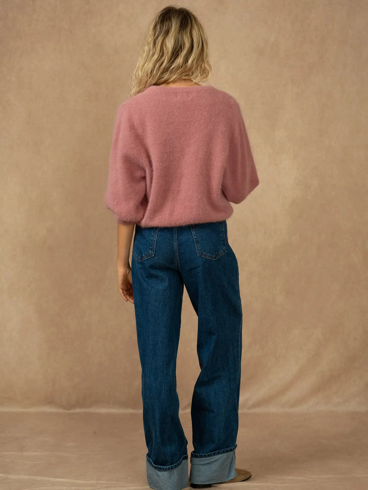 Cardigan con bottoni in lana