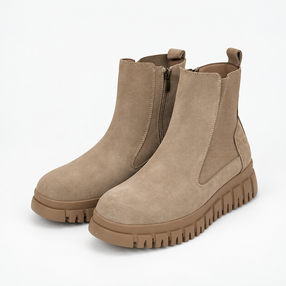Chelsea scamosciato taupe