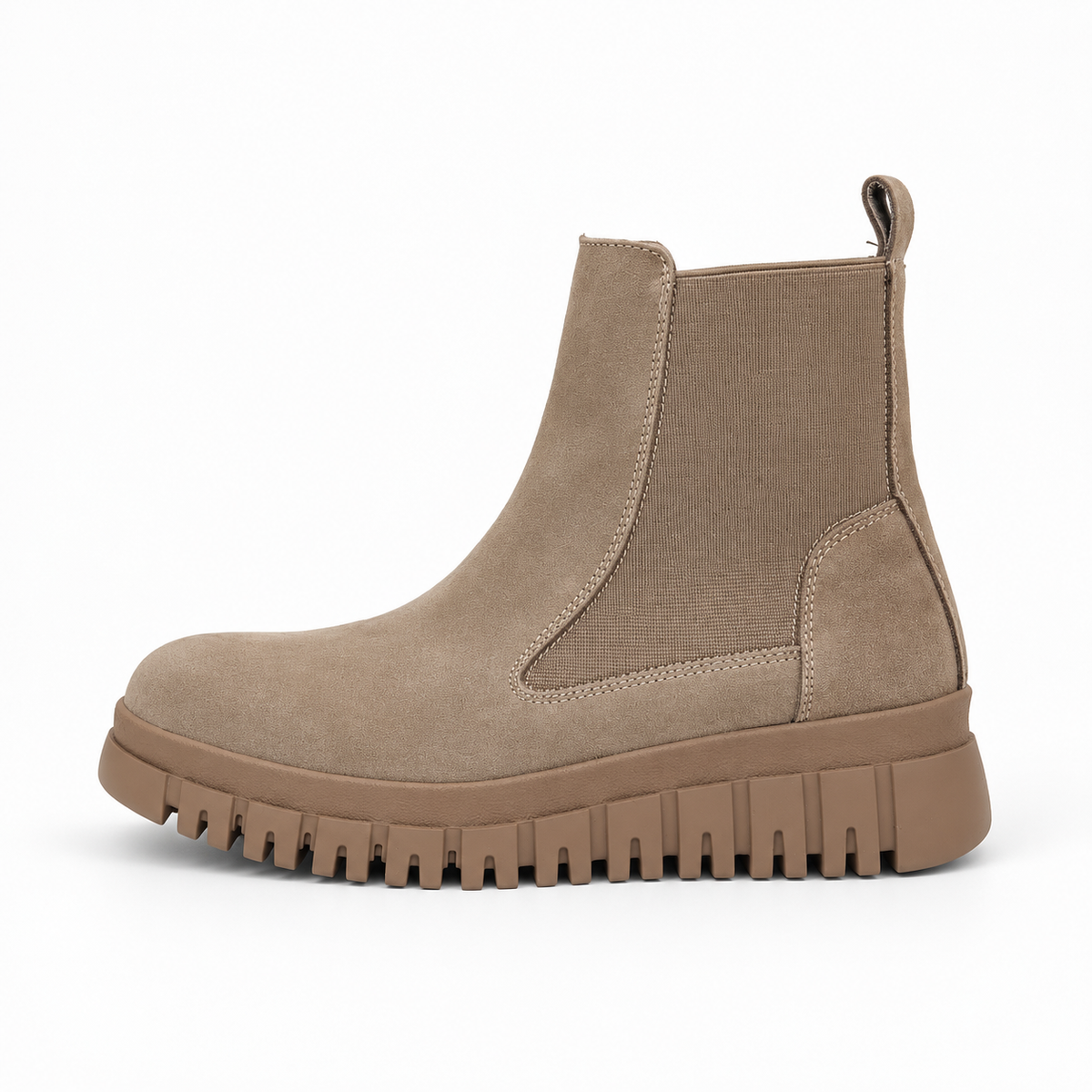 Chelsea scamosciato taupe