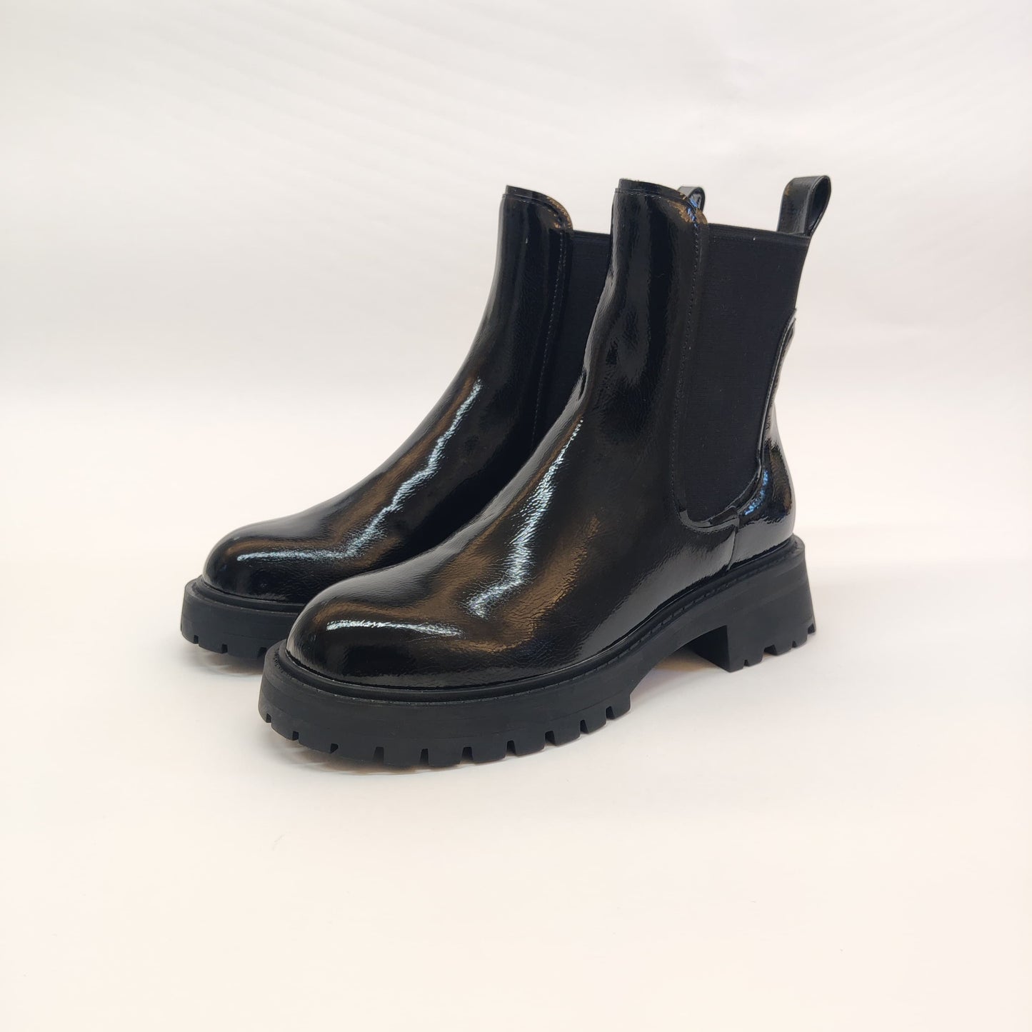 Chelsea boots in pelle lucida