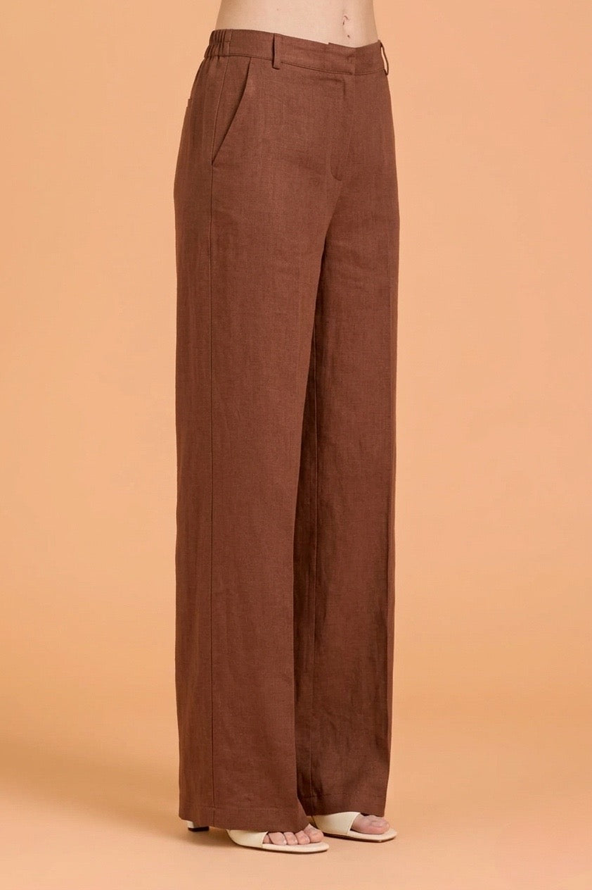 Pantalone ampio in lino