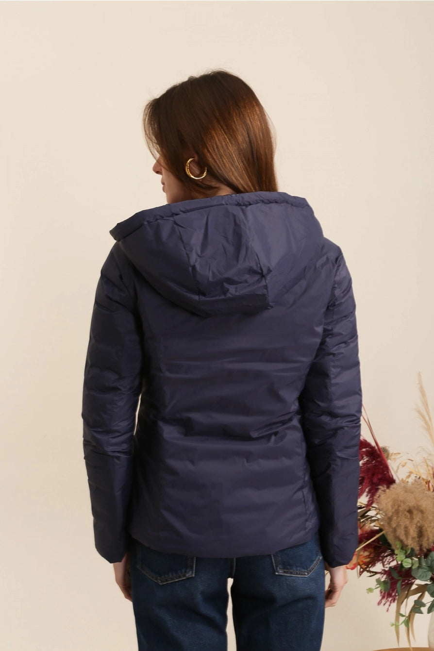 Giubbino reversibile blu