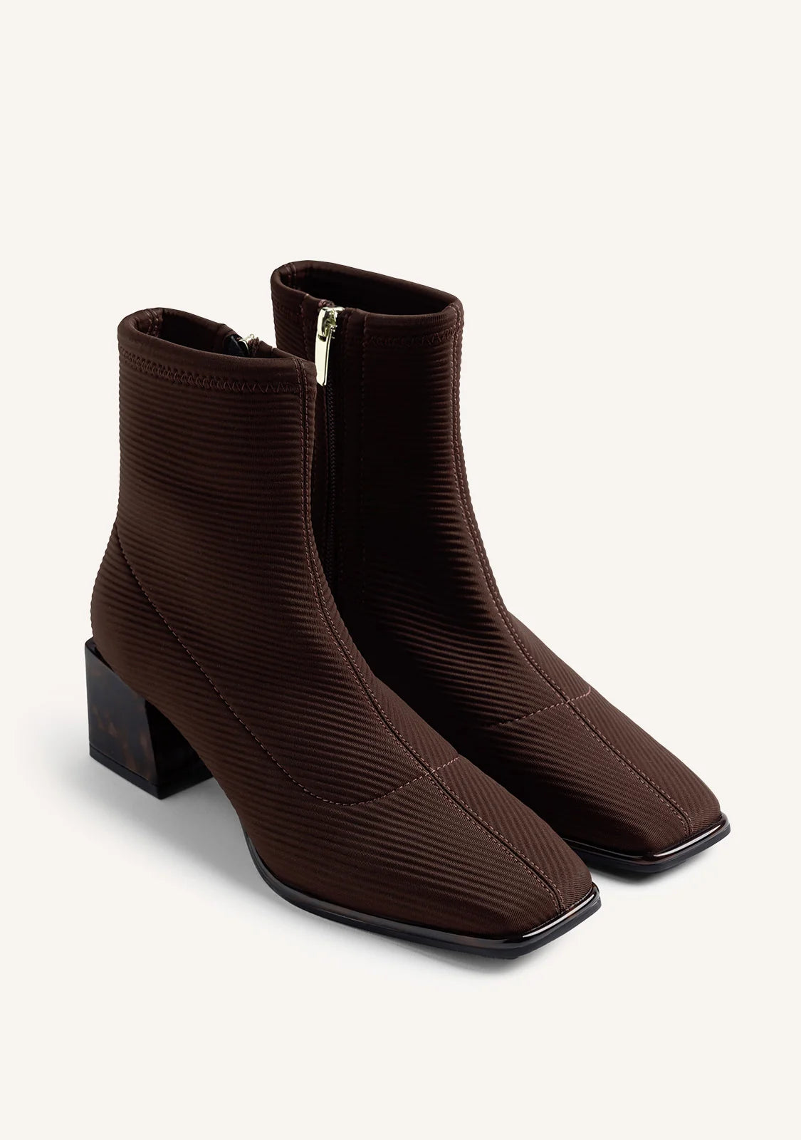 Stivaletto elastico brown