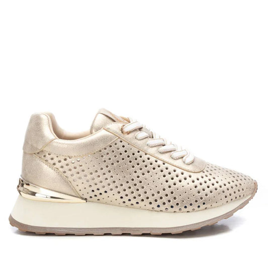 Scarpa sportiva platino traforata
