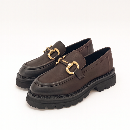 Mocassino con accesorio Gattinoni