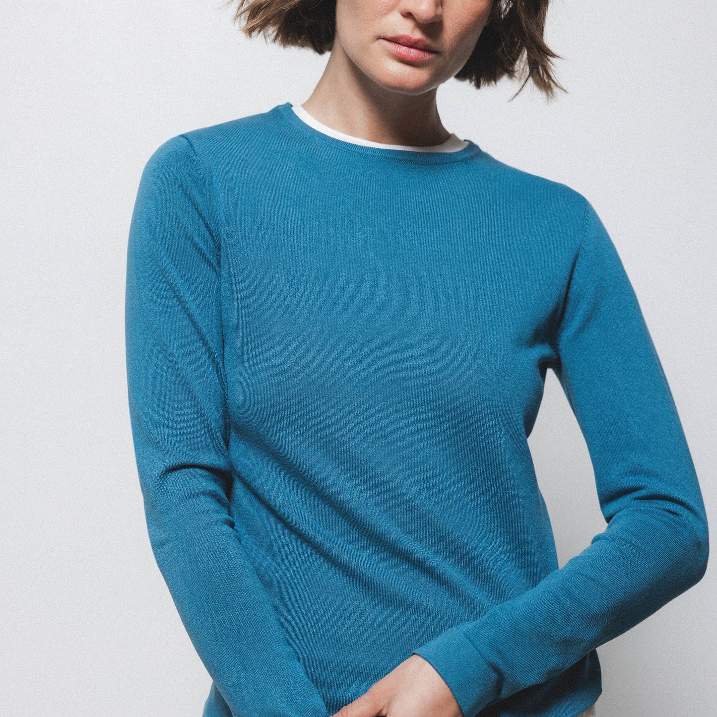 Maglia basic a tinta unita