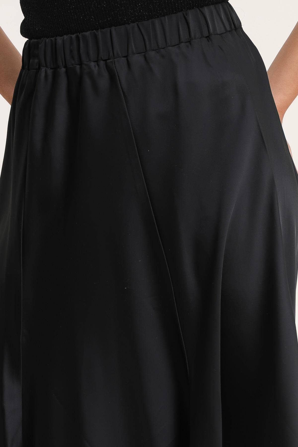 Gonna Valentine stampa satinata a pois - CK08152-7