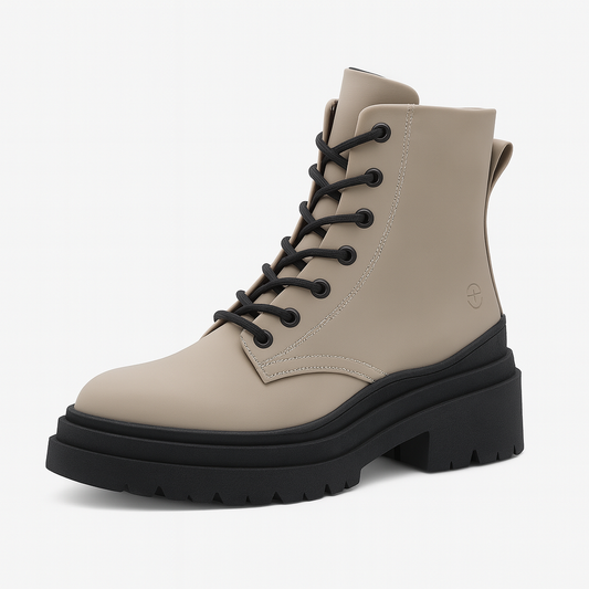 Anfibio con para e lacci taupe