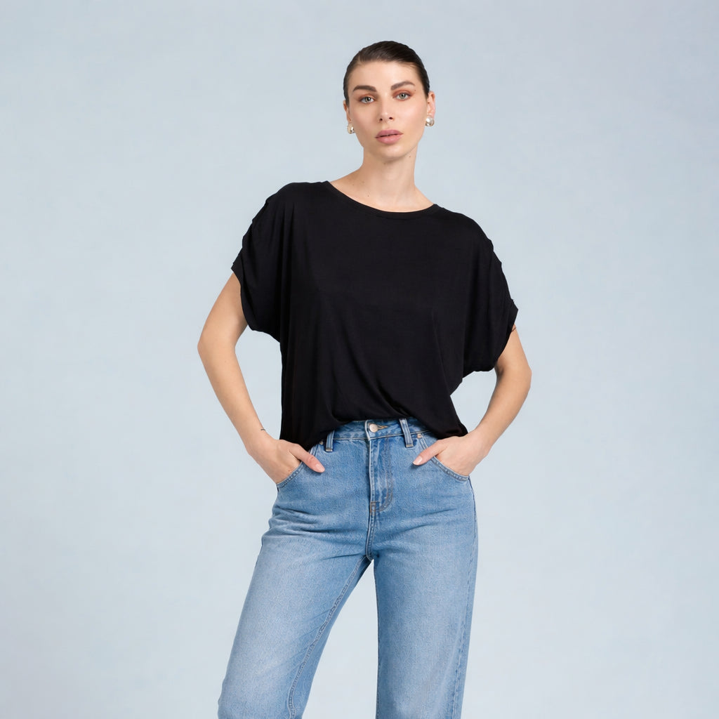 T-shirt in modal - Nera