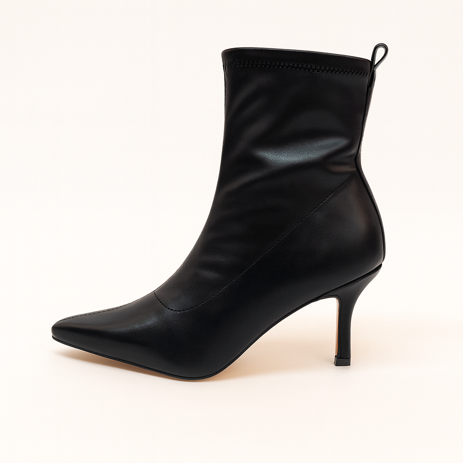 Stivaletto Phard in pelle con tacco