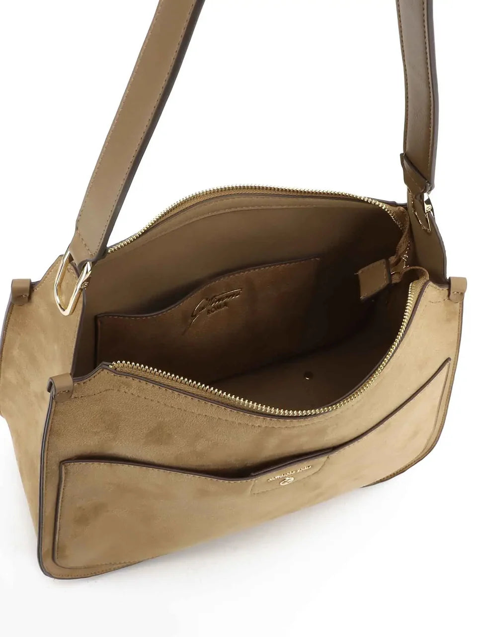 Borsa Hobo in suede Gattinoni