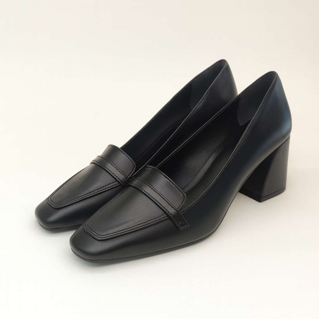 Scarpa Giò Palma con tacco in pelle