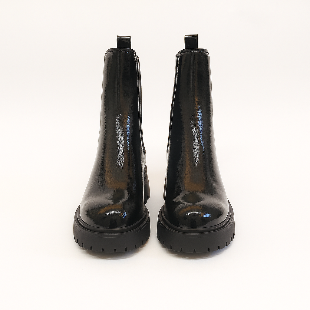 Chelsea boots in pelle lucida