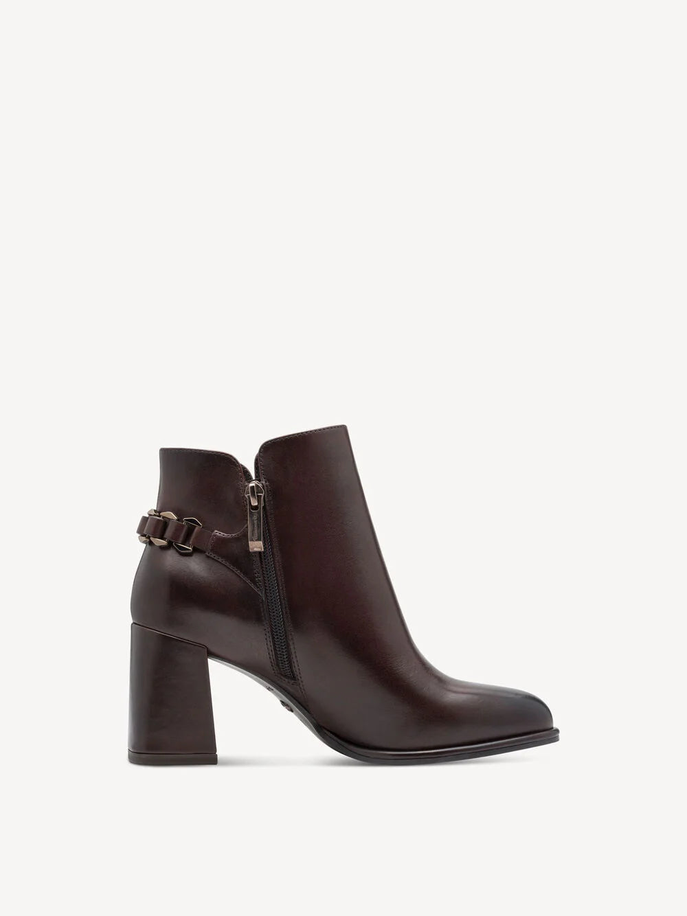 Stivaletto Tamaris con tacco mogano