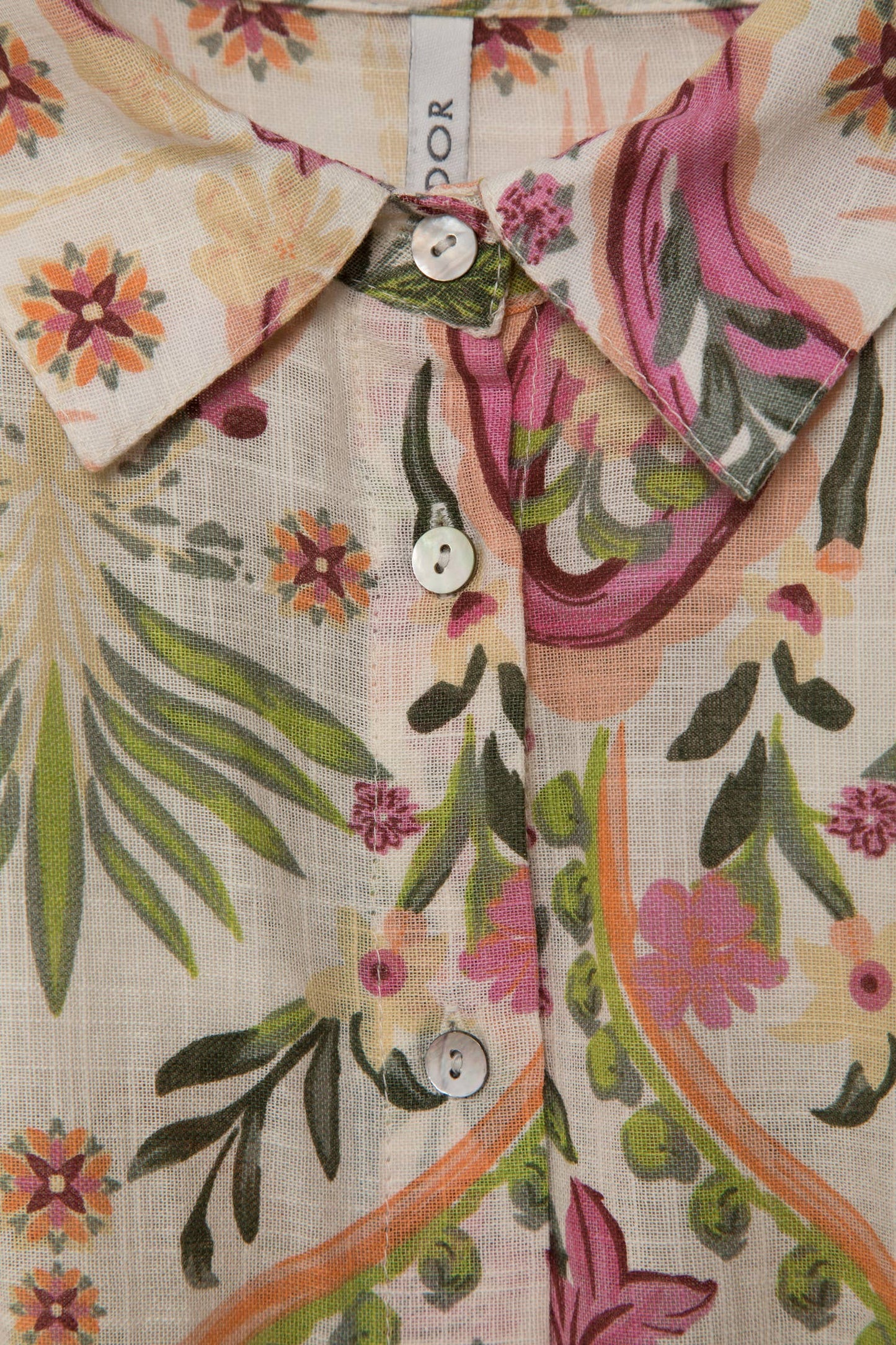 Abito camicia stampato (405612-188)