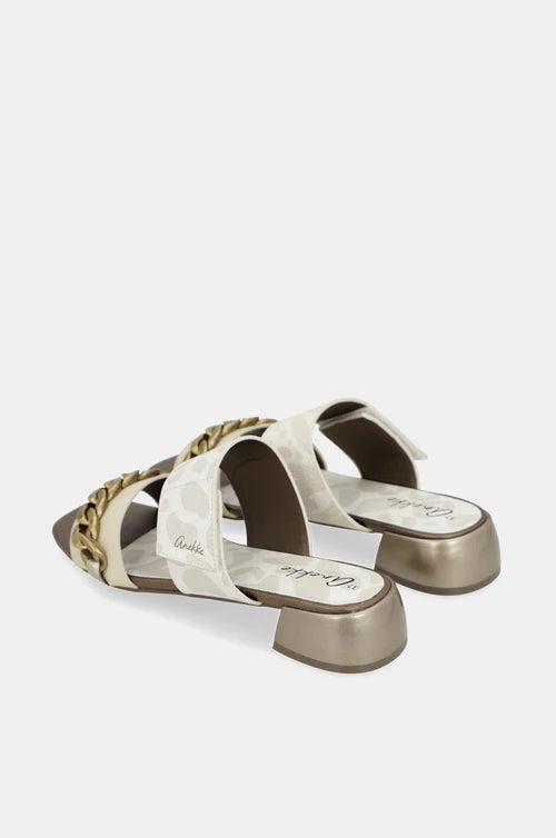 Sabot con tacco e fasce Anekke