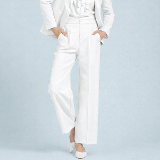 Pantaloni ampi in bistretch