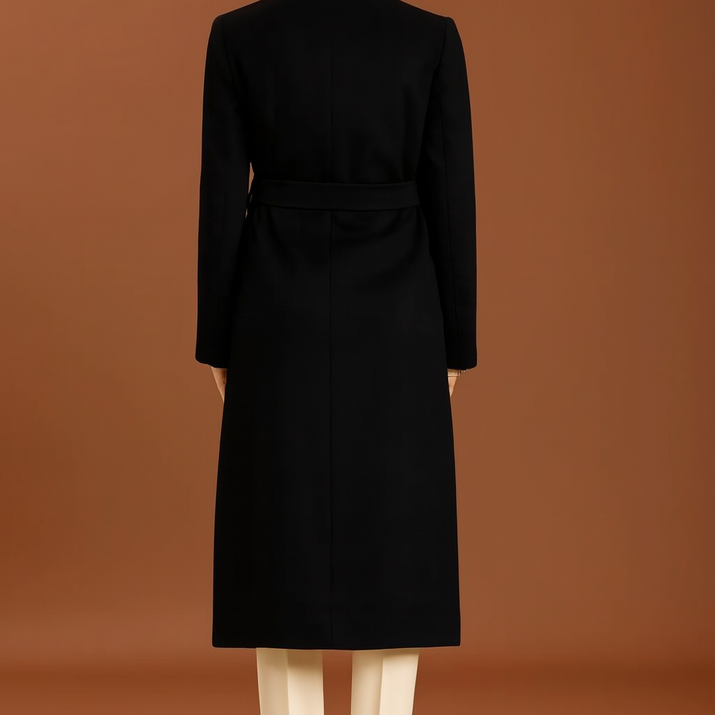 Cappotto doppio bottone - nero