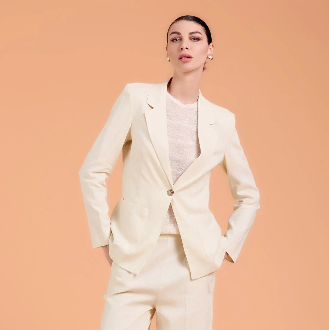 Giacca sartoriale in lino