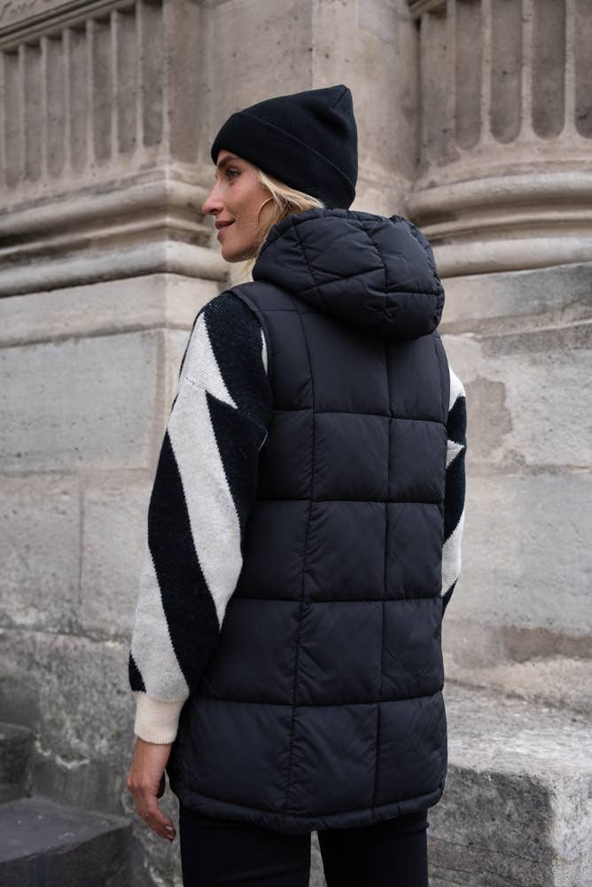 Gilet imbottito lunghezza media